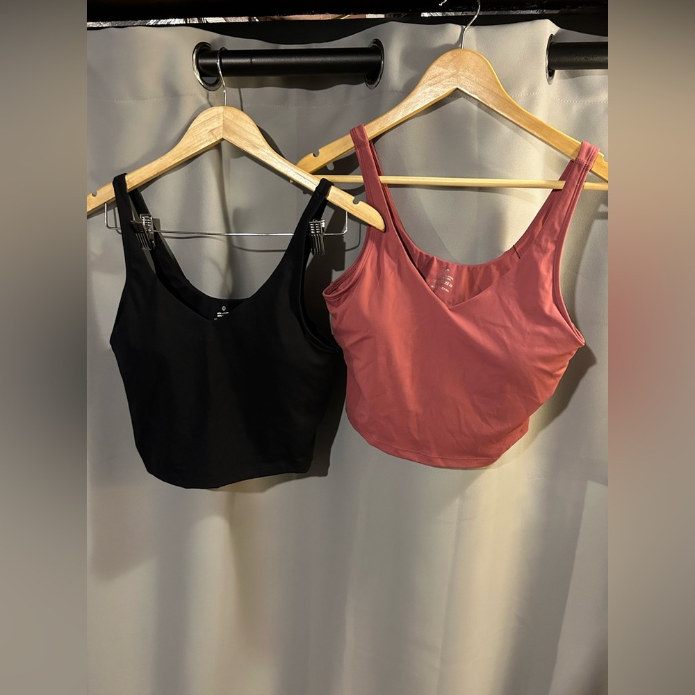 NWT set of 2 sports bras/tops